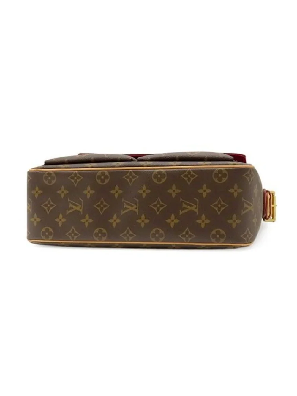 Louis Vuitton Shoulder Bag Viva Cite GM Monogram Canvas Gold Brown